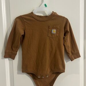 Carhartt Tan Baby Bodysuit